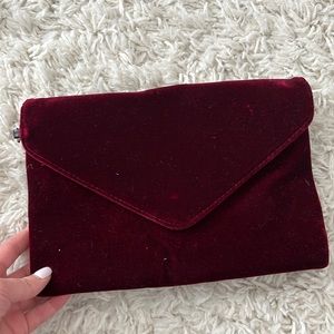 Red Velvet Clutch